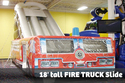 Jump Zone - Inflatable Parities - Fire Truck Slide