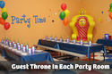 Jump Zone - Kids Party Venue - Party Room Throne