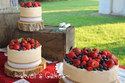 Berry Fresh Wedding Cake