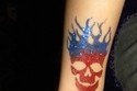 Glitter tattoo favorite for pirate parties.