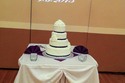 Personalized Monogram above Cake Table