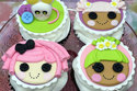 Lalaloopsy cupcakes by sweet creations by carey