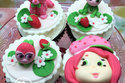 strawberry shortcake cupcakes by sweet creations by carey