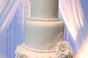 rose fondant wedding cake