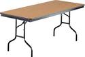 Many shapes and sizes of tables available