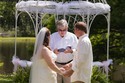 Wedding in front of our gazebo! 