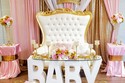 Pink & Gold Baby Shower Decorations by Cashmere Dreams