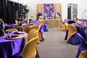 Purple & Gold Baby Shower Decorations